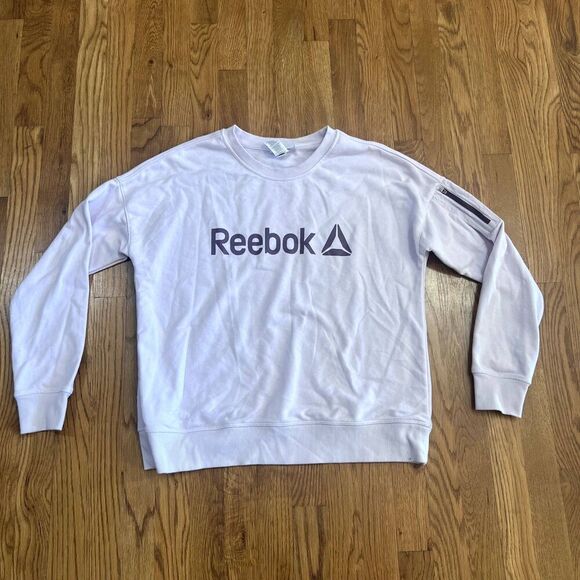 Reebok Womens Level Up Crewneck Sweatshirt Medium - Picture 2 of 5